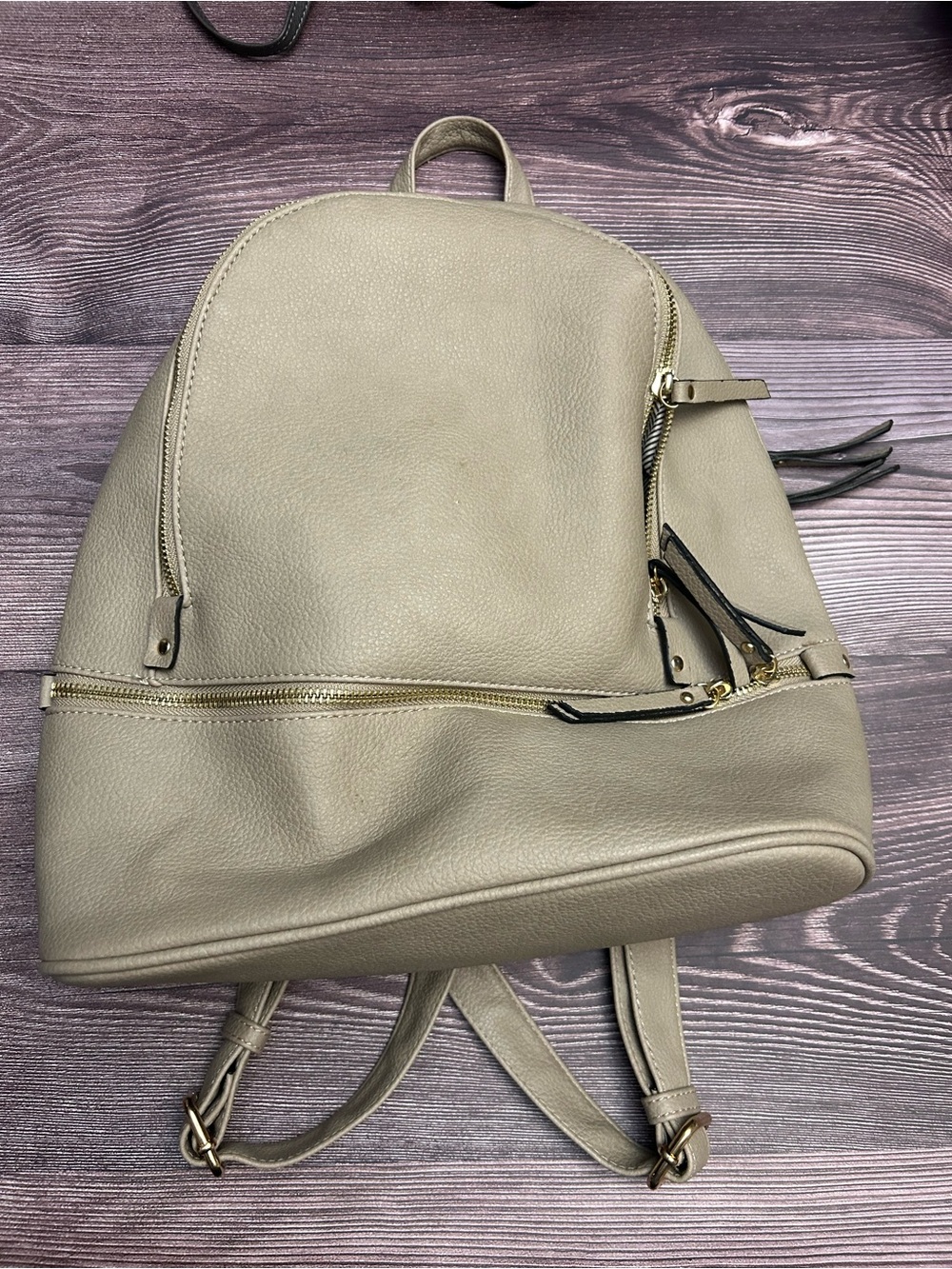 Jen & Co Beige Book Bag